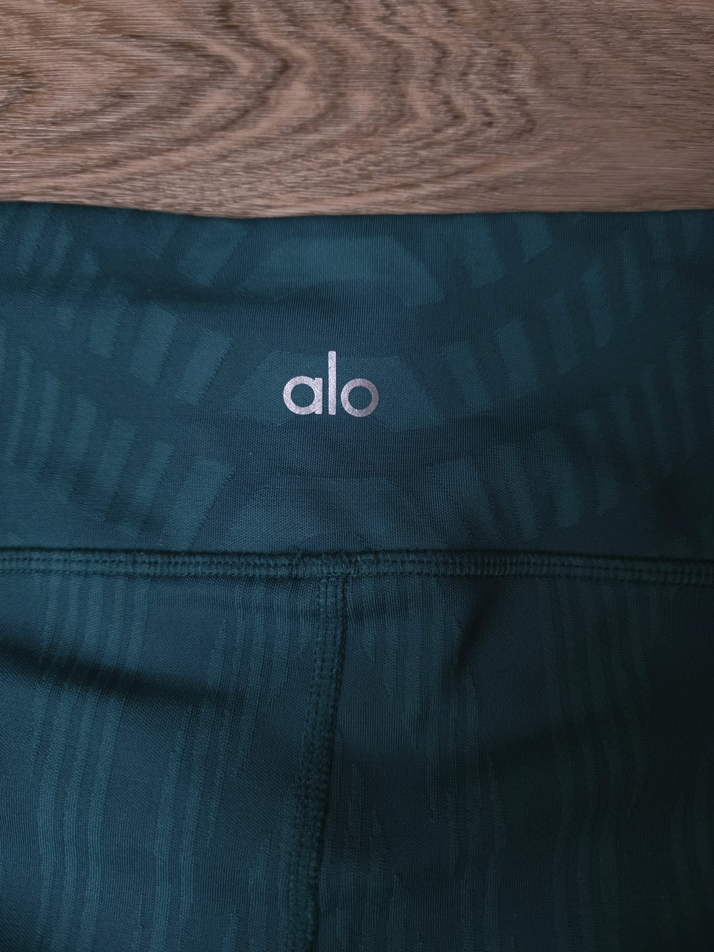 Alo Yoga Emerald Green High-Waisted Mesh Panel Leggings - Size S - Picture 7 of 11